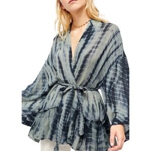 FREE PEOPLE Sasha Tie Dye Kimono NWT